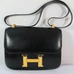 Hermes Black Constance 23 MM Bag