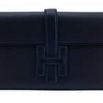 Hermes Black Jige Elan 29 Clutch Bag