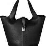 Hermes Black Picotin Lock TGM Bag