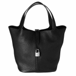 Hermes Black Picotin Lock GM Bag
