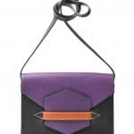 Hermes Black/Violet Shoulder Bag - Fall 2012