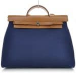 Hermes Bleu de Malte Herbag Zip 39 Bag