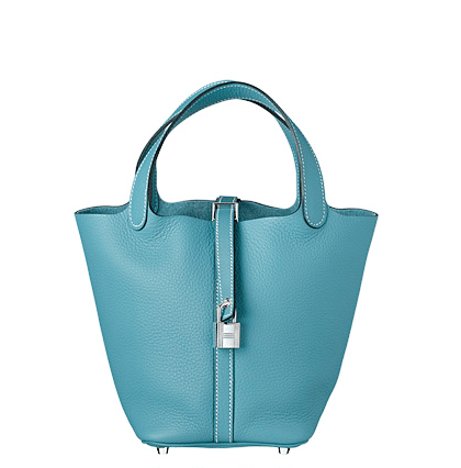 Hermes Blue Jean Picotin Lock PM Bag