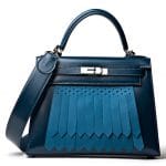 Hermes Blue Kelly Sellier Golf Bag - Spring 2013