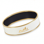 Hermes Caleche Wide Enamel Bracelet