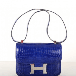 Hermes Electric Blue Crocodile Constance 23 MM Bag