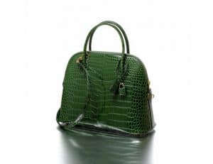 Hermes Emerald Green Crocodile Bolide Bag 31cm