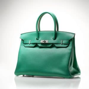 Hermes Green Mint Birkin Bag 35cm
