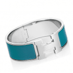 Hermes Indian Blue Clic-Clac H Bracelet