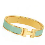 Hermes Jade Clic H Bracelet