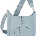 Hermes Light Blue Evelyne III PM Bag