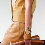 Hermes Natural/Gold Folded Clutch Bag - Spring 2013 Runway