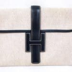 Hermes Navy Jige PM Clutch Bag