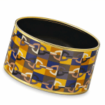 Hermes Optique Chaine d'Ancre Extra Wide Enamel Bracelets