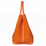 Hermes Orange Canvas Garden Party Medium Bag 2