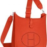 Hermes Orange Evelyne III PM Bag