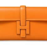 Hermes Orange Jige Elan 29 Clutch Bag