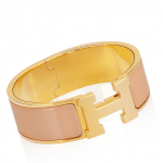 Hermes Powder Clic-Clac H Bracelet