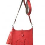 Hermes Red Evelyne III Bag - Fall 202