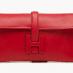 Hermes Red Jige Elan 29 Clutch Bag