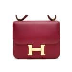 Hermes Rose Tyrien Constance Mini Bag
