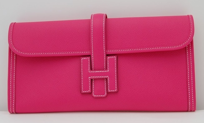 Hermes Jige Elan 29 H Clutch in Gris étain