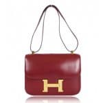 Hermes Rouge Constance 23 MM Bag