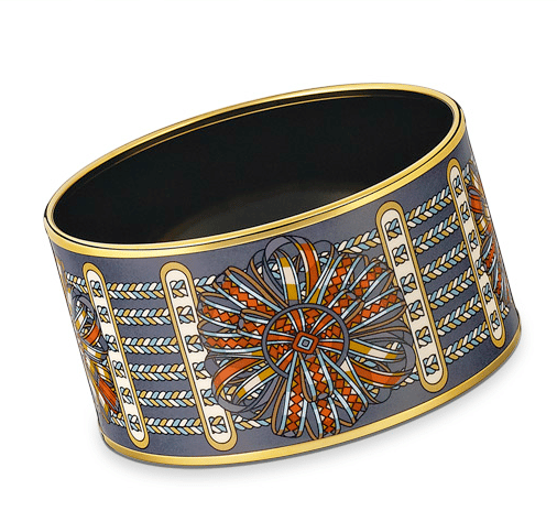 Hermes Rubans De Cheval Extra Wide Enamel Bracelet