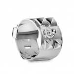 Hermes Silver Collier de Chien Bracelet