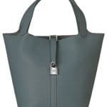 Hermes Storm Blue Picotin Lock TGM Bag