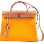 Hermes Yellow Herbag Zip 39 Bag