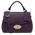 Mulberry Aubergine Grainy Calf Primrose Bag