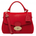 Mulberry Bright Red Hair Calf Primrose Bag