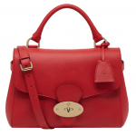 Mulberry Bright Red Polished Calf Primrose Bag