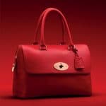 Mulberry Bright Red Shiny Goat Del Rey Bag