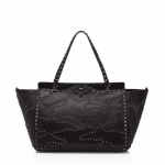 Valentino Black Memetic Rockstud Tote Medium Bag 1