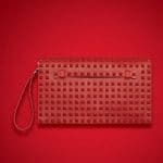 Valentino Rouge Rockstud Clutch Bag