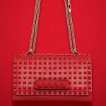 Valentino Rouge Rockstud Shoulder Bag