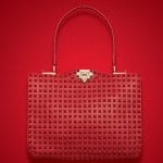 Valentino Rouge Rockstud Top Handle Bag