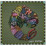Louis Vuitton Green Checkered Print Scarf
