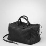 Bottega Veneta Nero Intreciatto Nappa Top Handle Bag 2