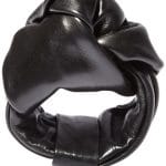 Celine Black Leather Knot Cuff