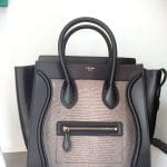 Celine Black Lizard Mini Luggage Bag