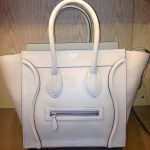 Celine Dune Pebbled Leather Mini Luggage Bag