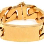 Celine Gold ID Chain Bracelet