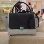 Celine Grey Felt Trapeze Bag - Fall 2013