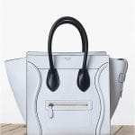 Celine Satin White Mini Luggage Bag