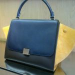 Celine Yellow Tricolor Trapeze Bag