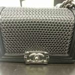 Chanel Black Boy Chain Mail Small Bag