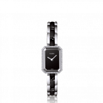 Chanel Black Ceramic Steel Diamonds Premiere Watch